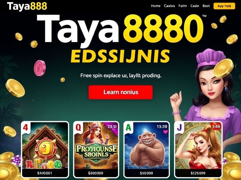 Welcome to Taya888.com, the ultimate online gambling destination for slots, live dealer games, sports betting, and poker. Discover bonuses, secure payments, and thrilling casino experiences.